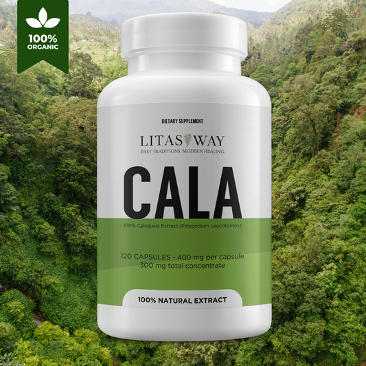 100% Calaguala (Kalawalla) with Polypodium Leucotomos - 400mg (120 Caps)