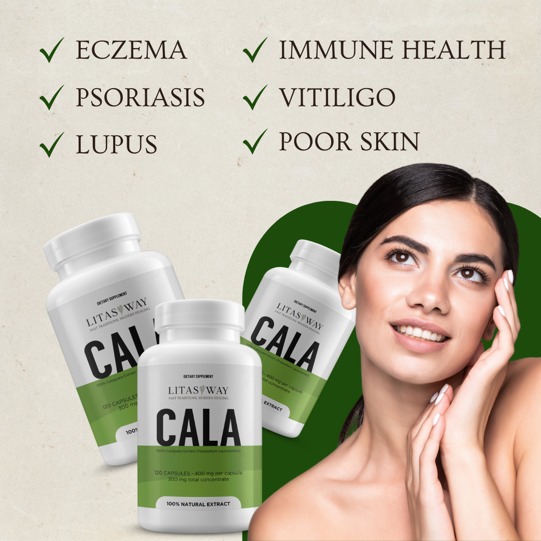 Litas Way Calaguala Kalawalla Supplements treats skin ilness